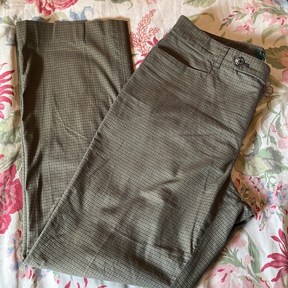 RALPH LAUREN Size 14 Plaid Cotton Stretch Academic Equestrian Preppy ADELLE NEW - Picture 16 of 16